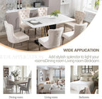 KCC Velvet Dining Chairs Set of 4, Upholstered High-end Tufted Dining Room Chair - Image 8