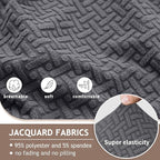ALIECOM 100% Waterproof Recliner Sectional Couch Covers L Shape Stretch Corner - Image 5