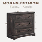 T4TREAM 32" Farmhouse Nightstand - Image 3