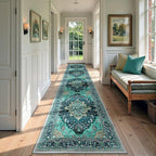 RELEANY Area Rugs 2'6"x10' Runner Rug Non Slip Washable by RELEANY