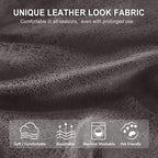 ANARACHON Leather Look Recliner Couch Cover, 8-Pieces Stretch Recliner Sofa - Image 5