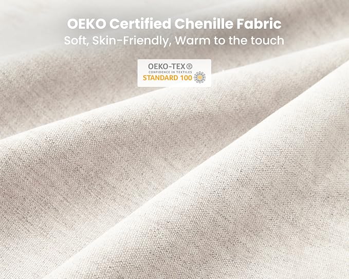 77" Oversized Chenille Couch Modular Sectional Sofa, Washable Cloud Couch - Image 9