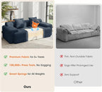 83.5" Boneless Loveseat Couch, Cloud Comfy Couches - Image 5