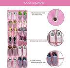 SAVERHO 2 Pack Hanging Shoe Organizer，Over Door Shoe Organizer - Image 6