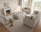 97" Cloud Couches for Living Room, 29.1" Deep Seat Modular Sectional Sofa - Image 7