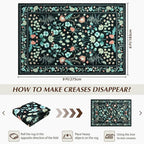 Area Rugs for Living Room, Washable 5x7 Vintage Rug for Bedroom, Non-Slip - Image 2
