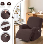TAOCOCO Oversized Recliner Chair Covers, 1 Seater Streach Recliner Covers Soft - Image 3