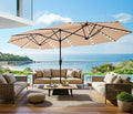 SUPERJARE 13ft Outdoor Patio Umbrella by SUPERJARE