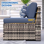 Patio Furniture Sets, 7-Piece Outdoor Patio Furniture - Image 3
