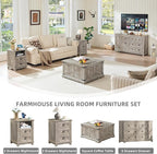 Joaxswe Farmhouse Coffee Table - Image 4