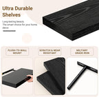 36 Inch Floating Shelves, 12 Inch Deep Floating Shelves - Image 5