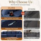 125" Modular Sectional Sleeper Sofa, Boneless Cloud Couch - Image 4