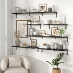 Fun Memories Deep Floating Shelves, 32W x 8D Floating Shelves Set of 2 - Image 7
