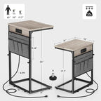 Vagusicc C-Shaped End Table - Image 3