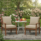 Summsun Patio Chair Cushions 22 x 22 Inch, Water Resistant Backrest Pillow and - Image 2