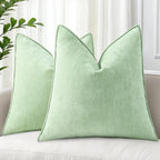 decorUhome Summer Couch Euro Sham Throw Pillow Covers 22x22 Set of 2, by decorUhome