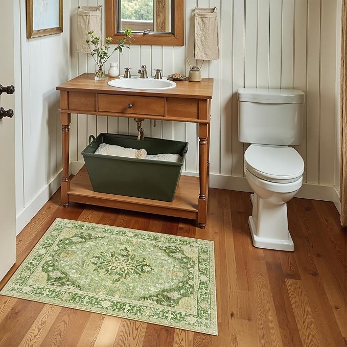 RELEANY Area Rugs 2'x3' Kitchen Rugs Entry Rug Small Rugs - Image 3