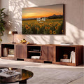 IRONCK TV Stand for 55-80 Inches TVs, Extendable Corner Entertainment Center by IRONCK