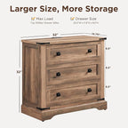 T4TREAM 32" Farmhouse Nightstand - Image 2