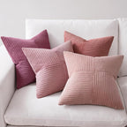 MIULEE Aesthetic Pink Throw Pillow Covers 18x18 Inch Set of 4 Spring Decorative - Image 6