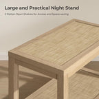 SICOTAS Rattan Nightstands Set of 2 - Image 4