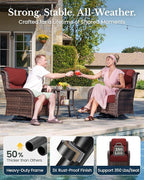 HILLGA 3-Piece Luxury Patio Furniture Set - Image 6
