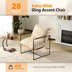 VINGLI 28" Cute Reading Armchair - Image 2