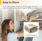 RELEANY Washable Area Rugs 2'x10' Non-Slip Modern Abstract Soft - Image 9