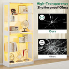 Lamtor 69-inch Glass Display Cabinet – Curio Cabinet - Image 5