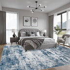 6x9 Area Rug Living Room Rug: Washable Modern Abstract Soft Thin Rug Indoor - Image 4