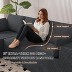 106" Cloud Sectional Boneless Couches - Image 7