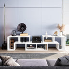Tangkula 3 Pieces Console TV Stand, Free-Combination Entertainment Center - Image 4