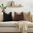 decorUhome Summer Couch Euro Sham Throw Pillow Covers 26x26 Set of 2, - Image 4