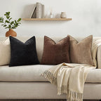 decorUhome Summer Couch Euro Sham Throw Pillow Covers 24x24 Set of 2, - Image 4