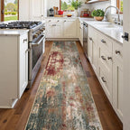 RELEANY Washable Area Rugs 2'x10' Non-Slip Modern Abstract Soft - Image 3