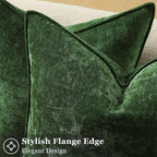 decorUhome Summer Couch Euro Sham Throw Pillow Covers 24x24 Set of 2, - Image 2