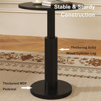 LAATOOREE Round Side Table, Accent Drink Coffee Table, Spacious Top, Thick - Image 6