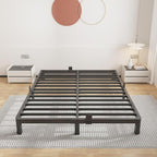 ROIL 4 inch King Size Bed Frame Metal Platform No Box Spring Needed - Image 9
