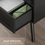 SUPERJARE Nightstands with Charging Station, Bedside Table Set of 2 with - Image 8