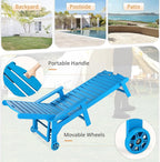 LUE BONA Lounge Chair Outdoor, HDPS Chaise Lounge Outdoor - Image 4