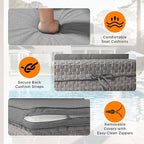 10-Seat Modern Patio Furniture Set - Image 7