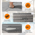14-Seat Modern Patio Furniture Set - Image 7