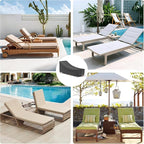 Mrrihand Chaise Lounge Cover, Patio Furniture Covers, Patio Lounge Chair Cover - Image 7