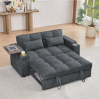 Auvsoce 65'' Convertible Sleeper Sofa Bed by Unknown