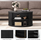 SULIVES Round Coffee Table - Image 3