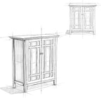 SIMPLIHOME Bedford Storage Cabinet - Image 13