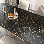 FunStick Thick Black and Gold Marble Contact Paper - Image 5