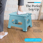 Handy Laundry Folding Step Stool 9 Inch – Sturdy Plastic Foldable Step Stool - Image 2