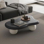 40” Cloud Coffee Table with 3 Ball Legs, Modern Irregular Center Table - Image 3