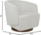 MINCETA Accent Chair, 360° Swivel Chairs - Image 2